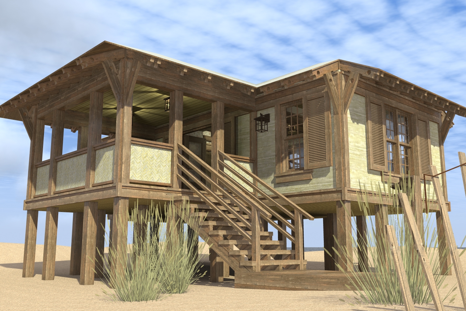 1-Bedroom, 477 Sq Ft Cottage House Plan - 116-1109 - Front Exterior