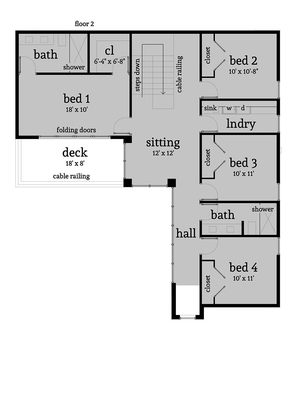 Floor Plan Upper Level