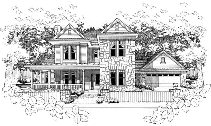 4-Bedroom, 2296 Sq Ft House Plan - 117-1033 - Front Exterior