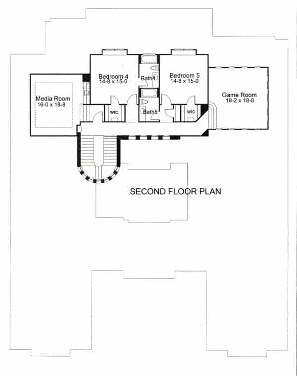 Floor Plan Second Story