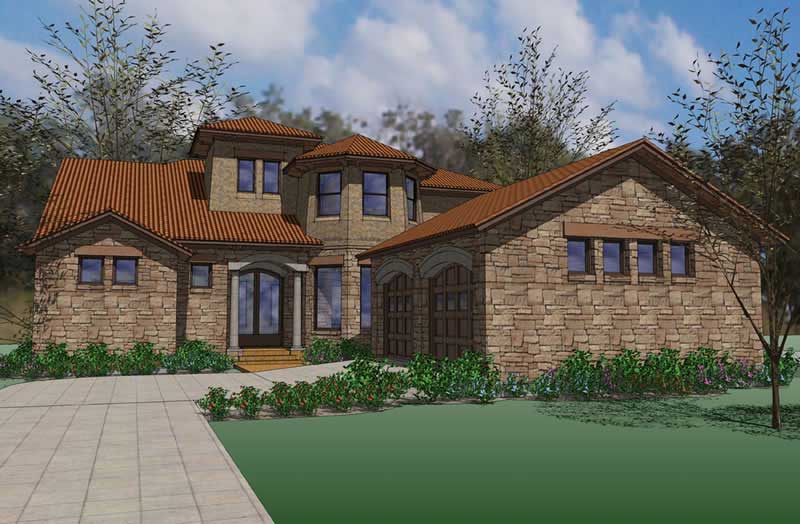 5-Bedroom, 4222 Sq Ft House Plan - 117-1089 - Front Exterior
