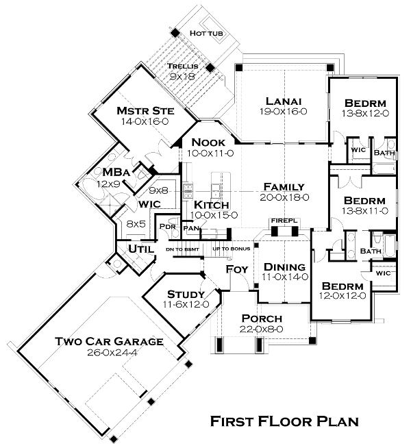 Floor Plan Main Level