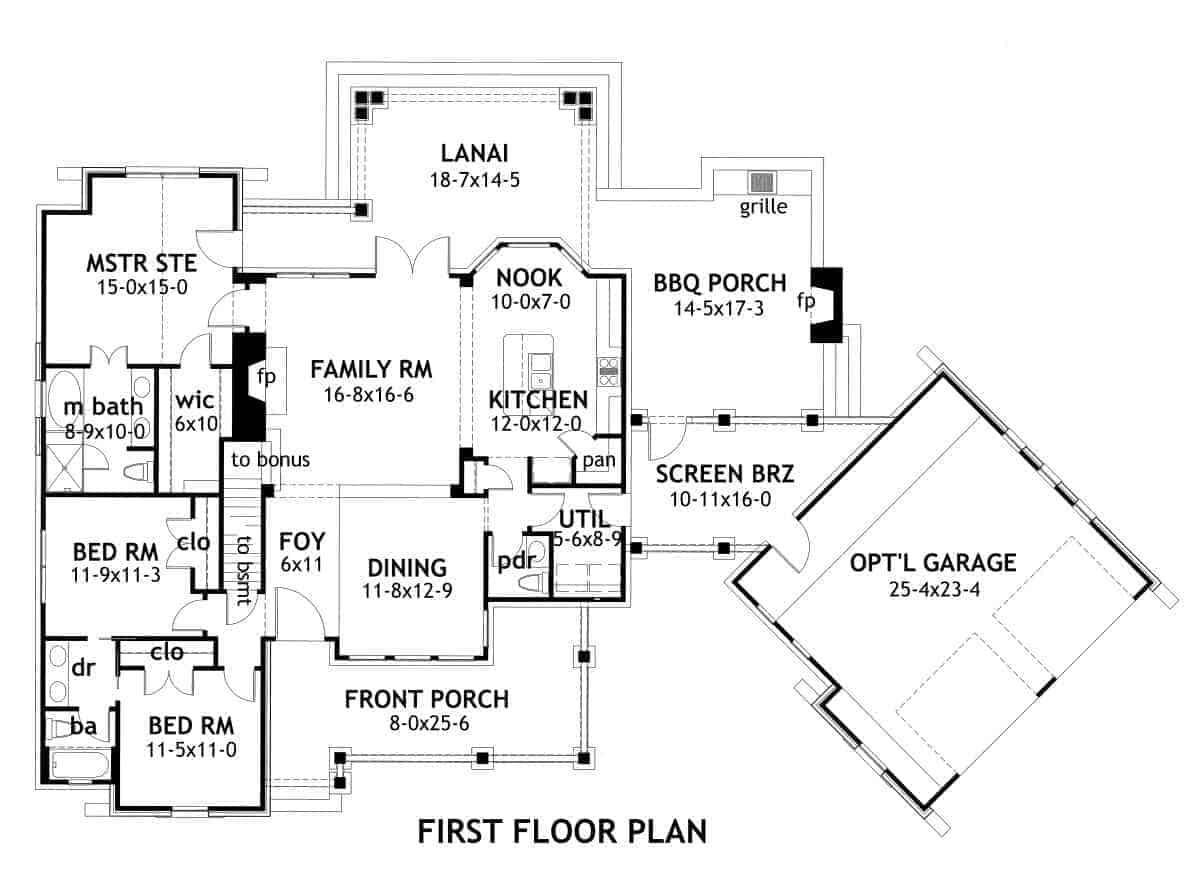 Floor Plan Main Level