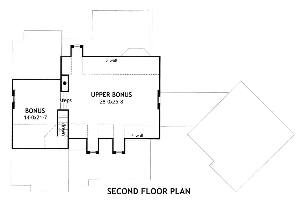 Floor Plan Bonus Room