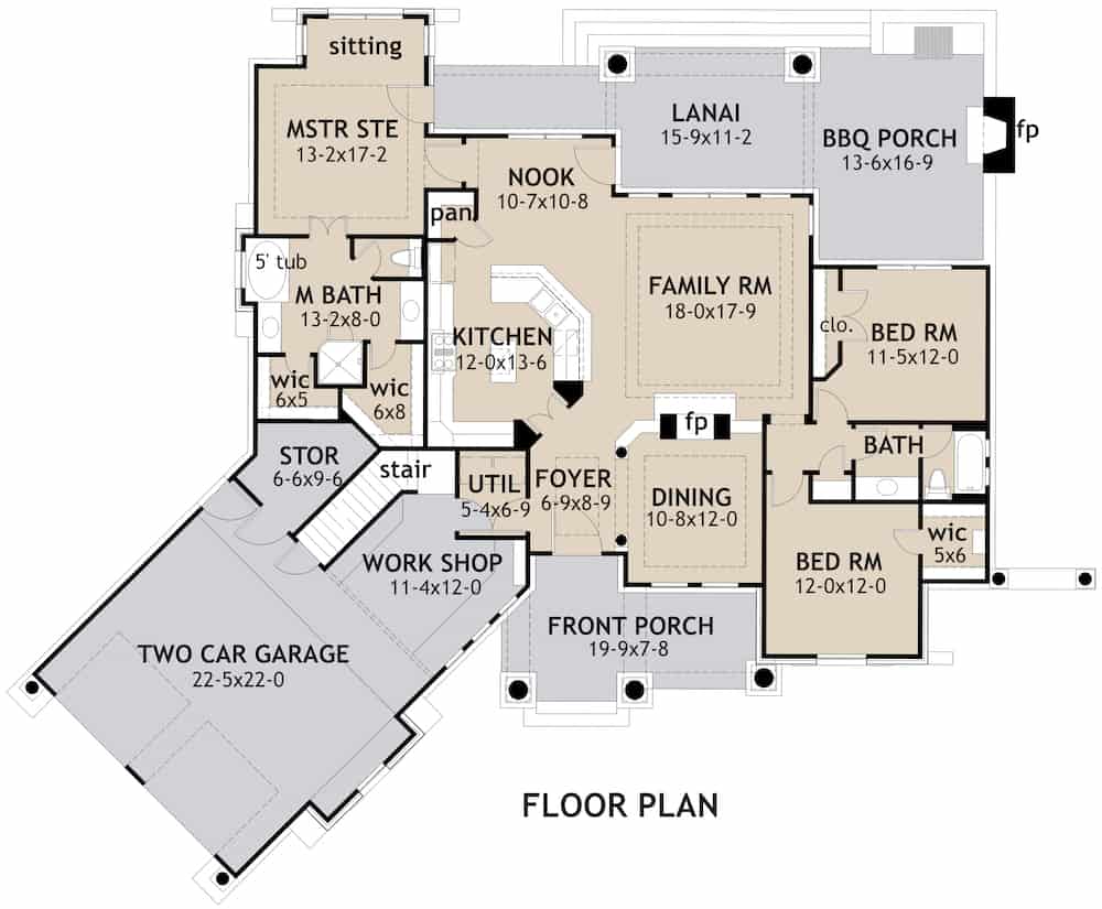 Floor Plan Main Level