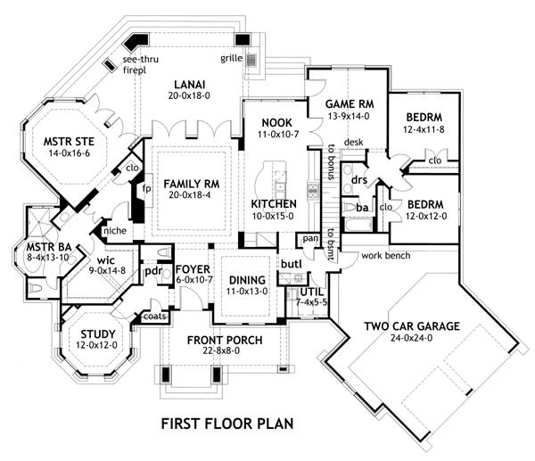 Floor Plan Main Level