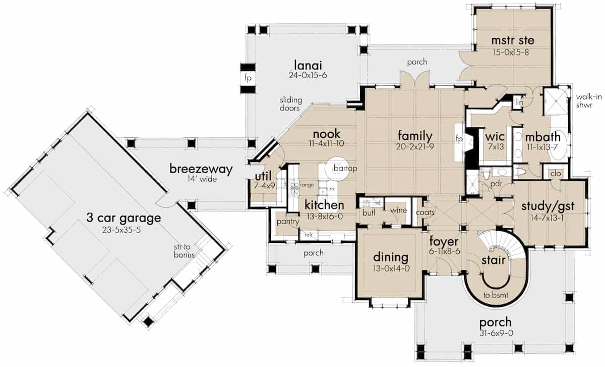 Floor Plan Main Level