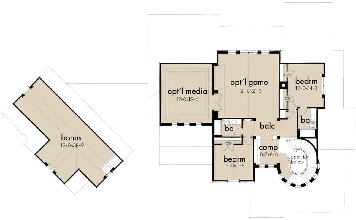 Floor Plan Upper Level