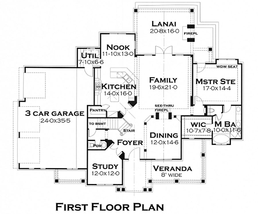 Floor Plan Main Level