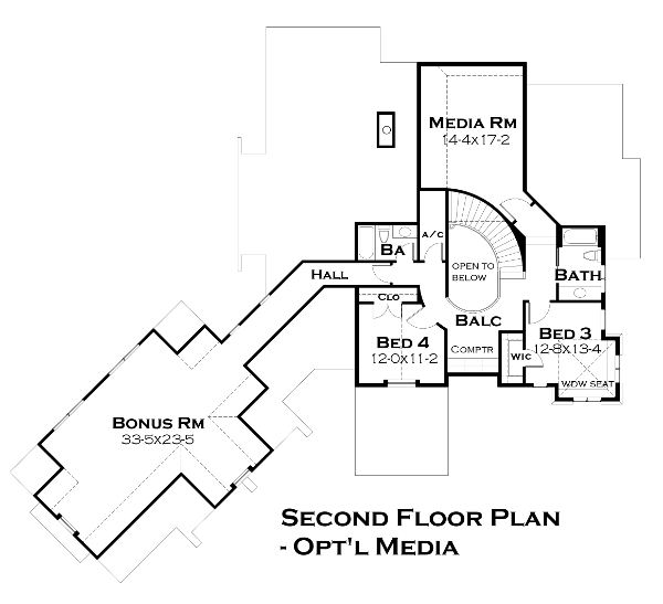 Floor Plan Bonus Room