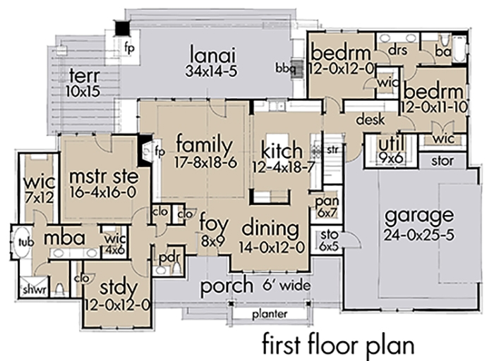 Floor Plan Main Level