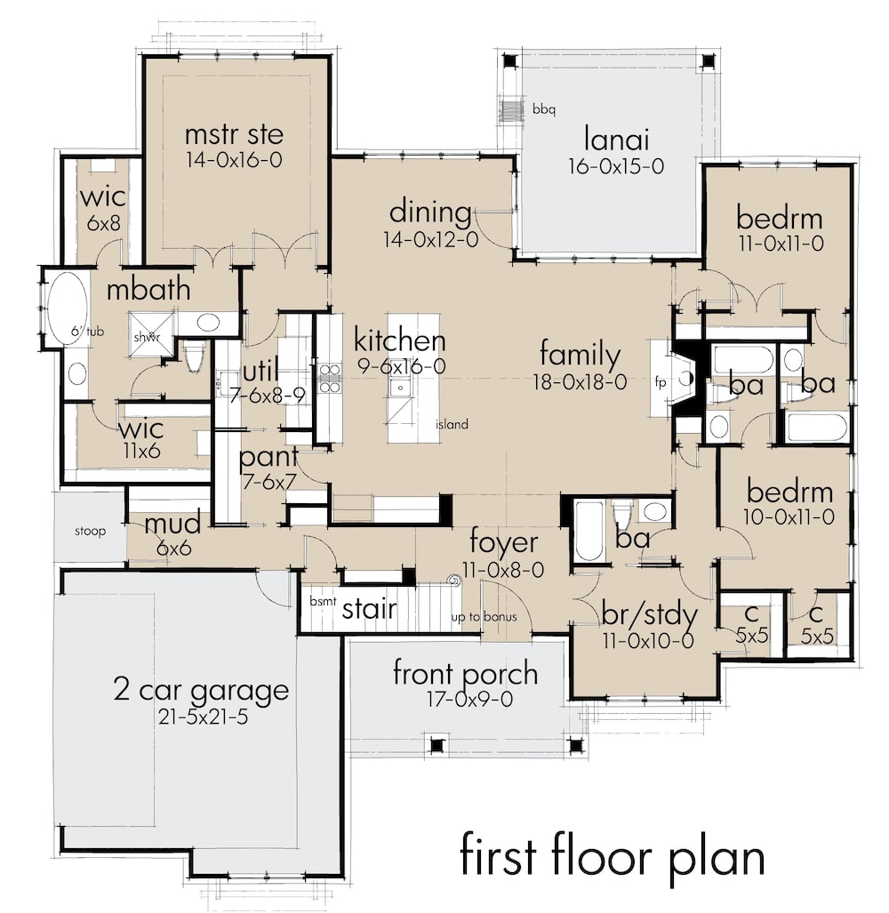 Floor Plan Main Level