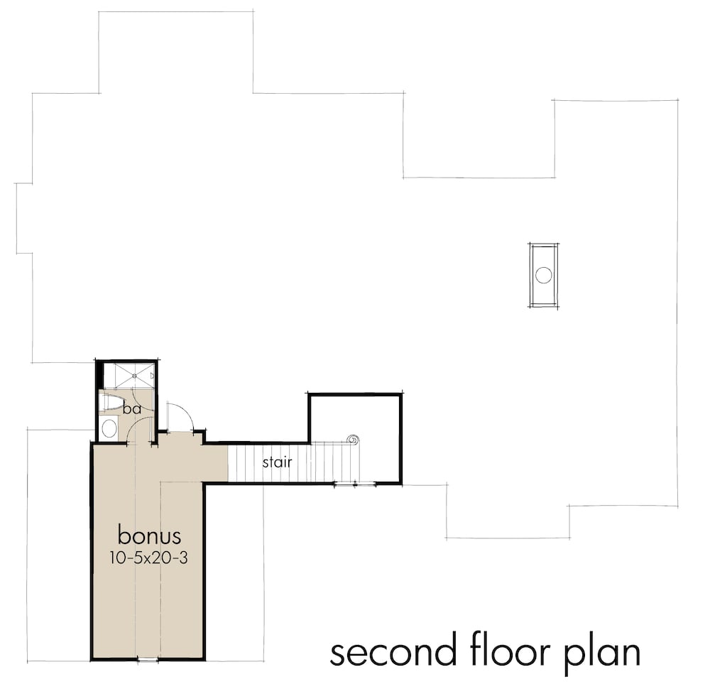 Floor Plan Bonus Room