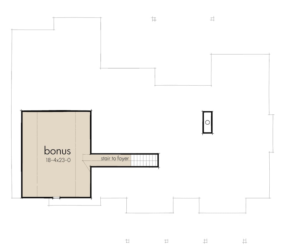 Floor Plan Bonus Room
