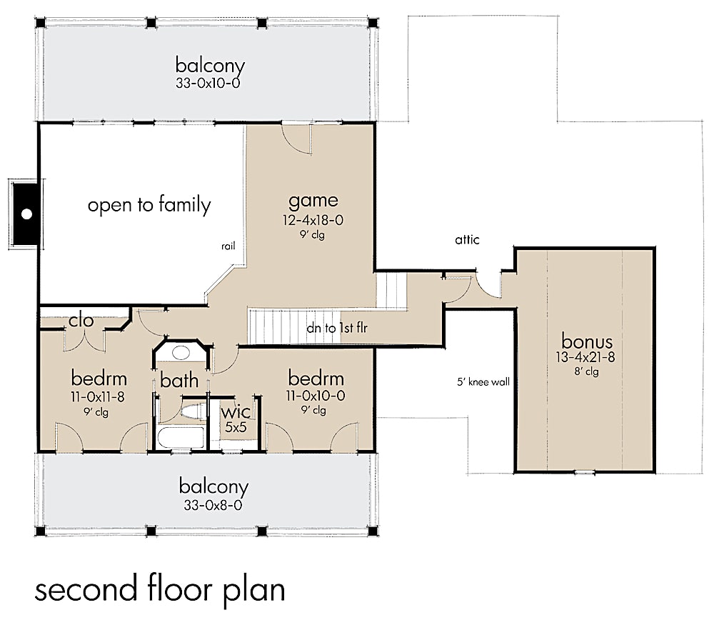 Floor Plan Upper Level