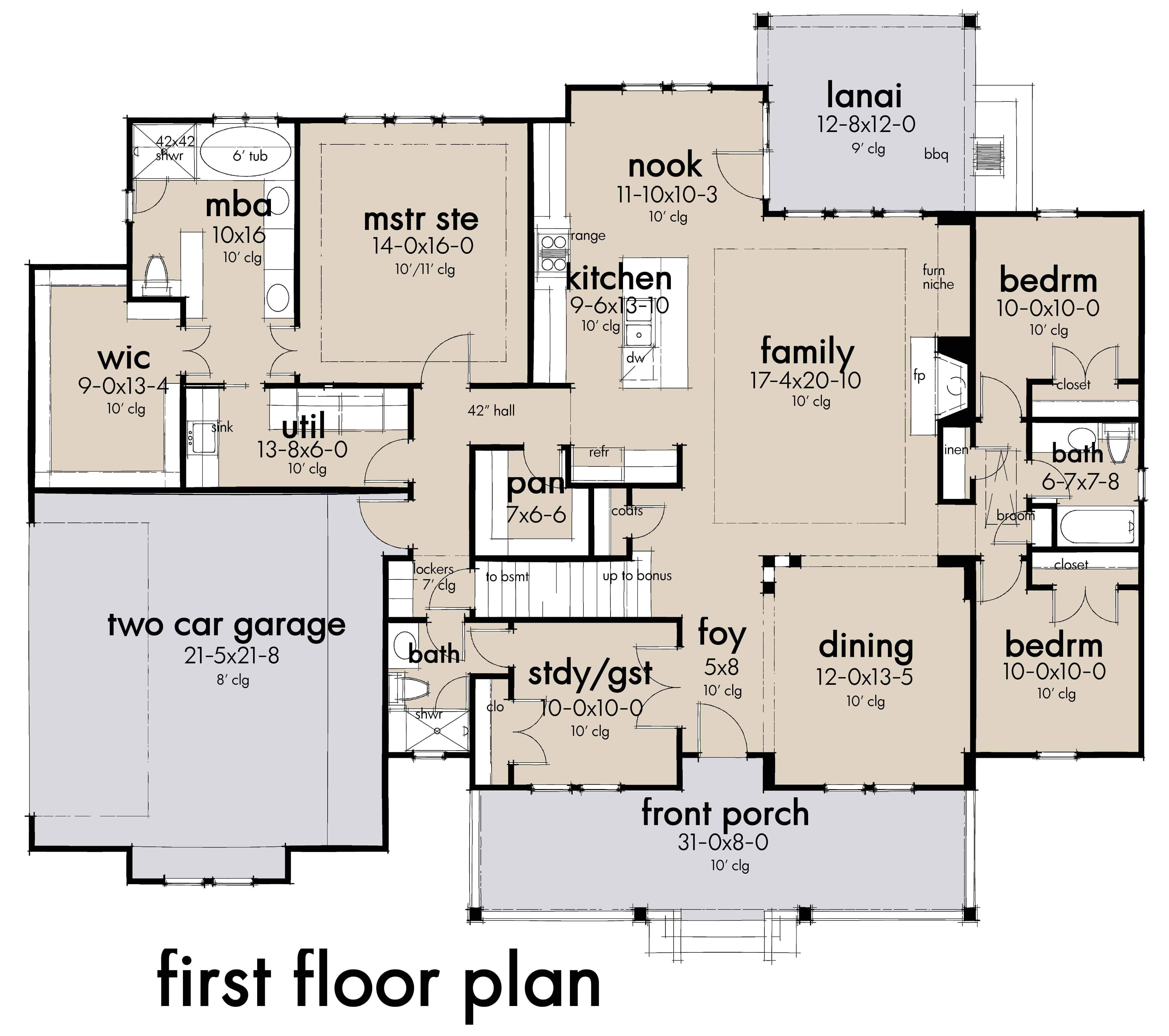 Floor Plan Main Level