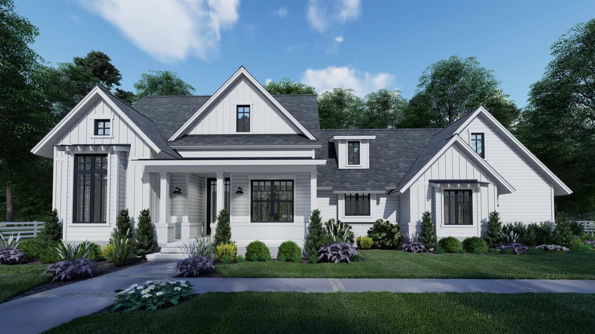 3-Bedroom, 1486 Sq Ft Country House - Plan #117-1140 - Front Exterior
