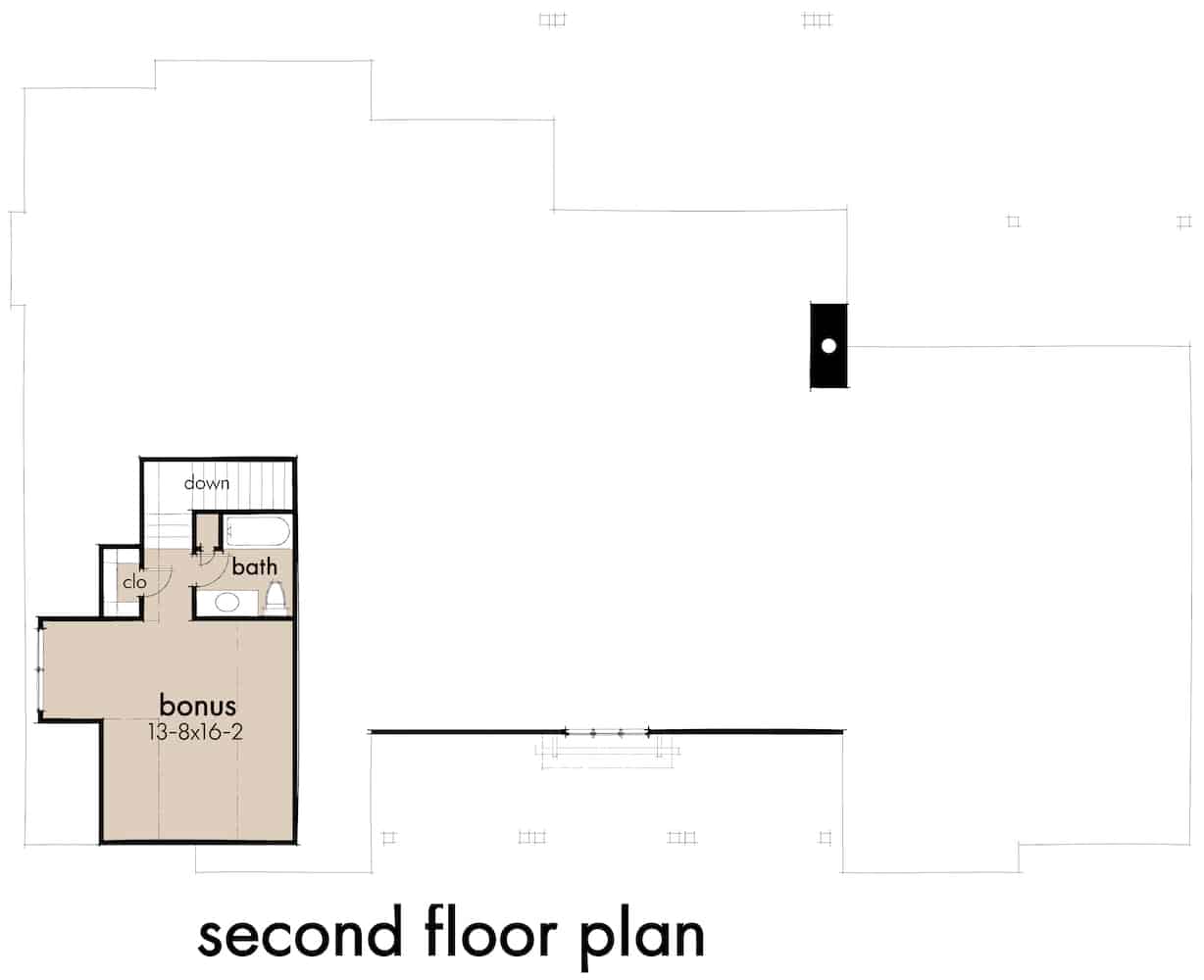 Floor Plan Bonus Room