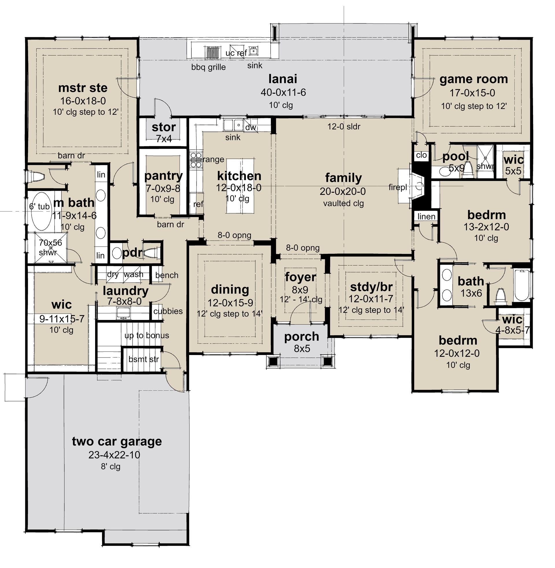 Floor Plan First Story