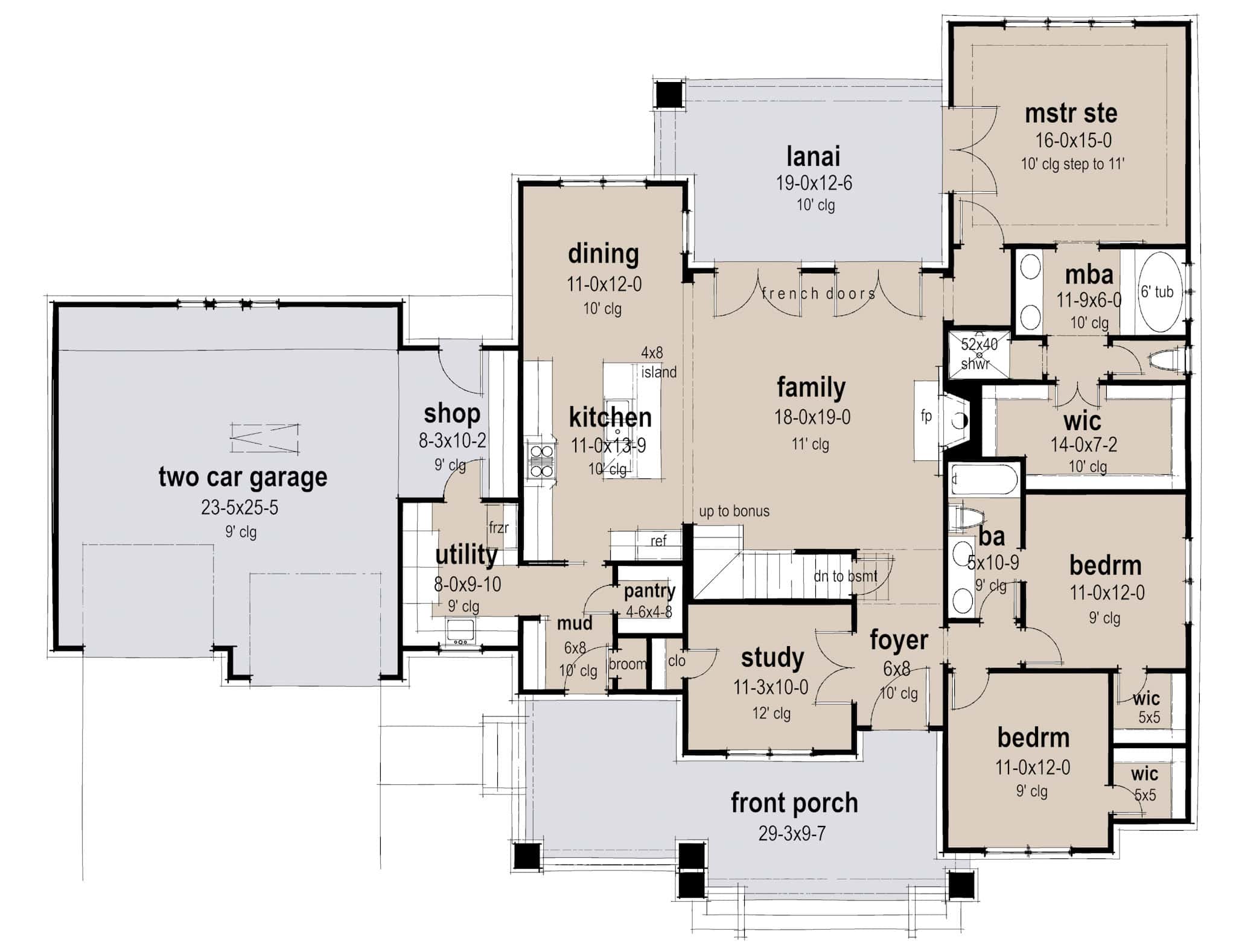 Floor Plan First Story