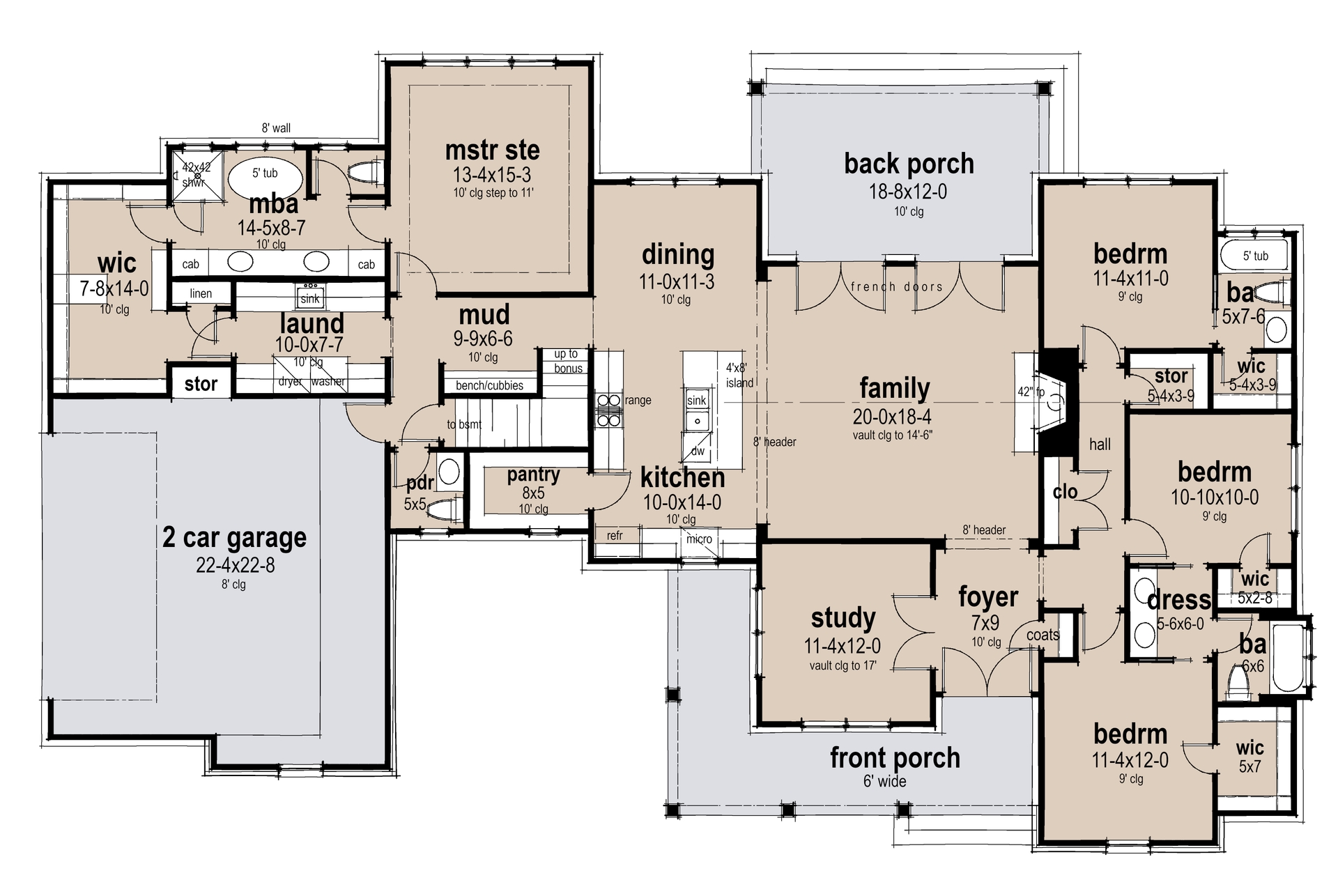 Floor Plan First Story