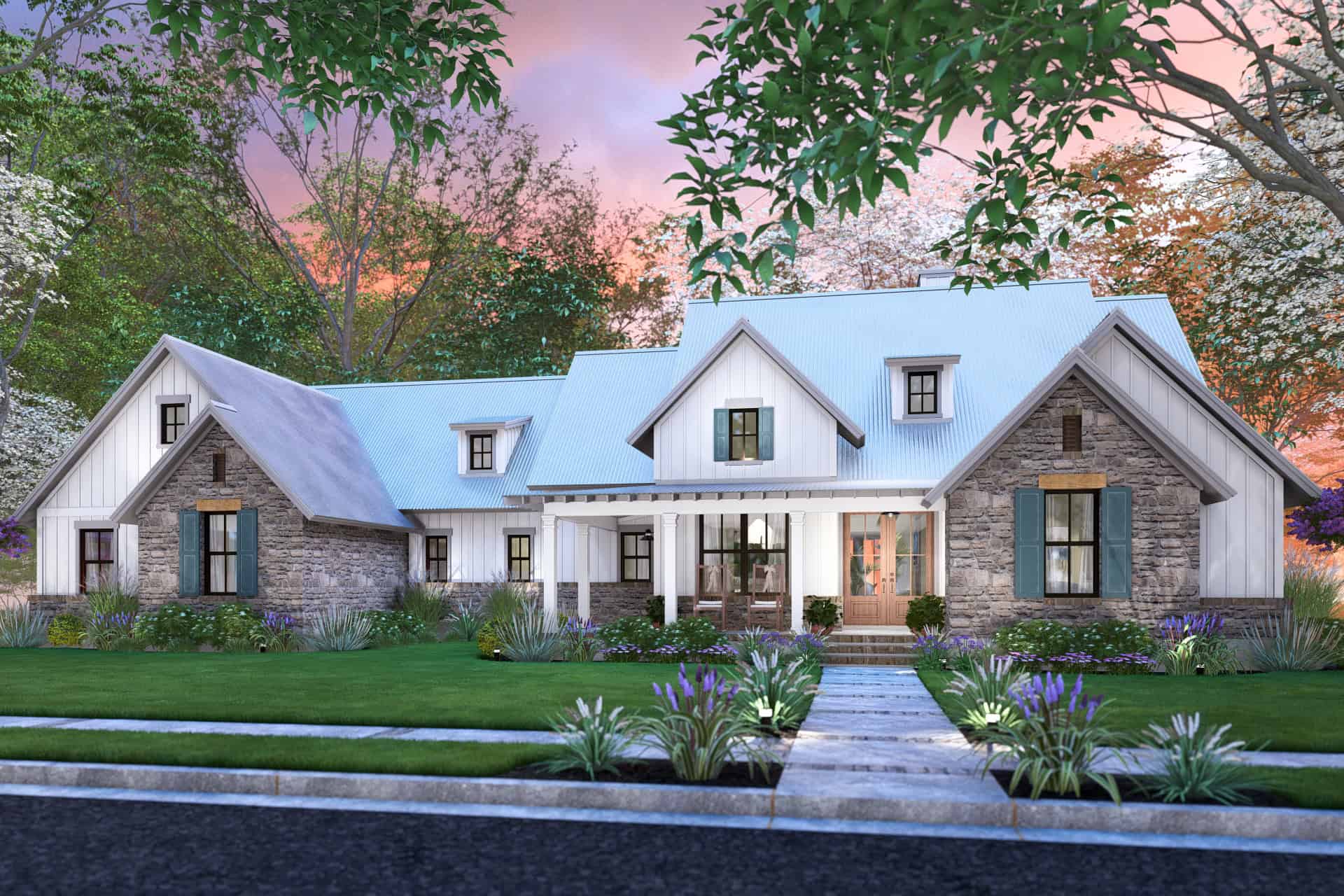Cottage Floor Plan - 4 Bedrms, 3.5 Baths - 2385 Sq Ft - #117-1152