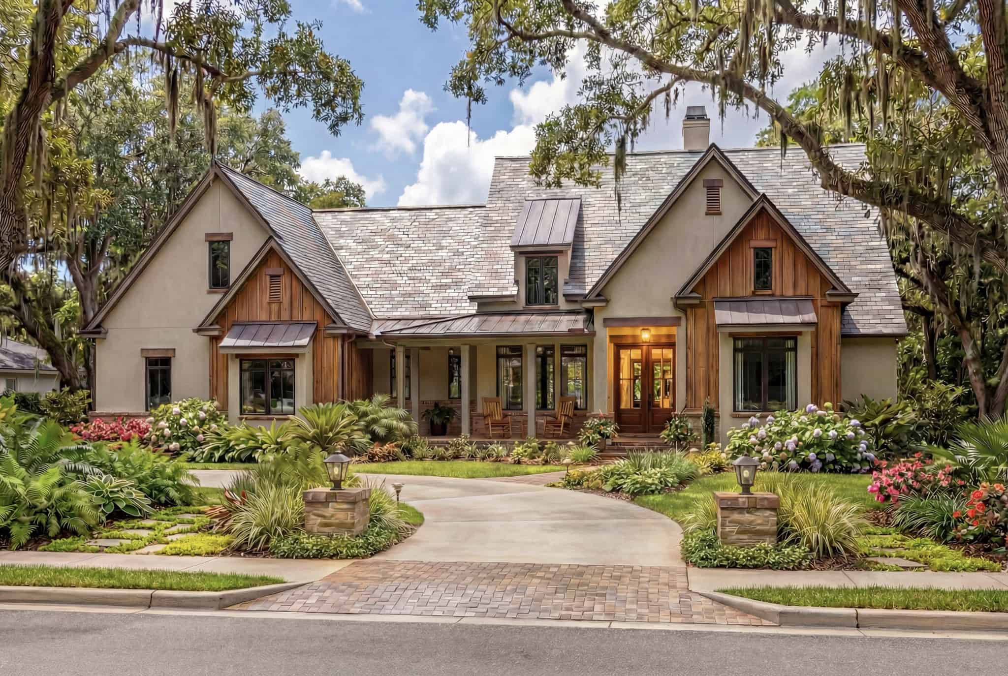 4-Bedroom, 2404 Sq Ft Farmhouse House Plan - 117-1155 - Front Exterior