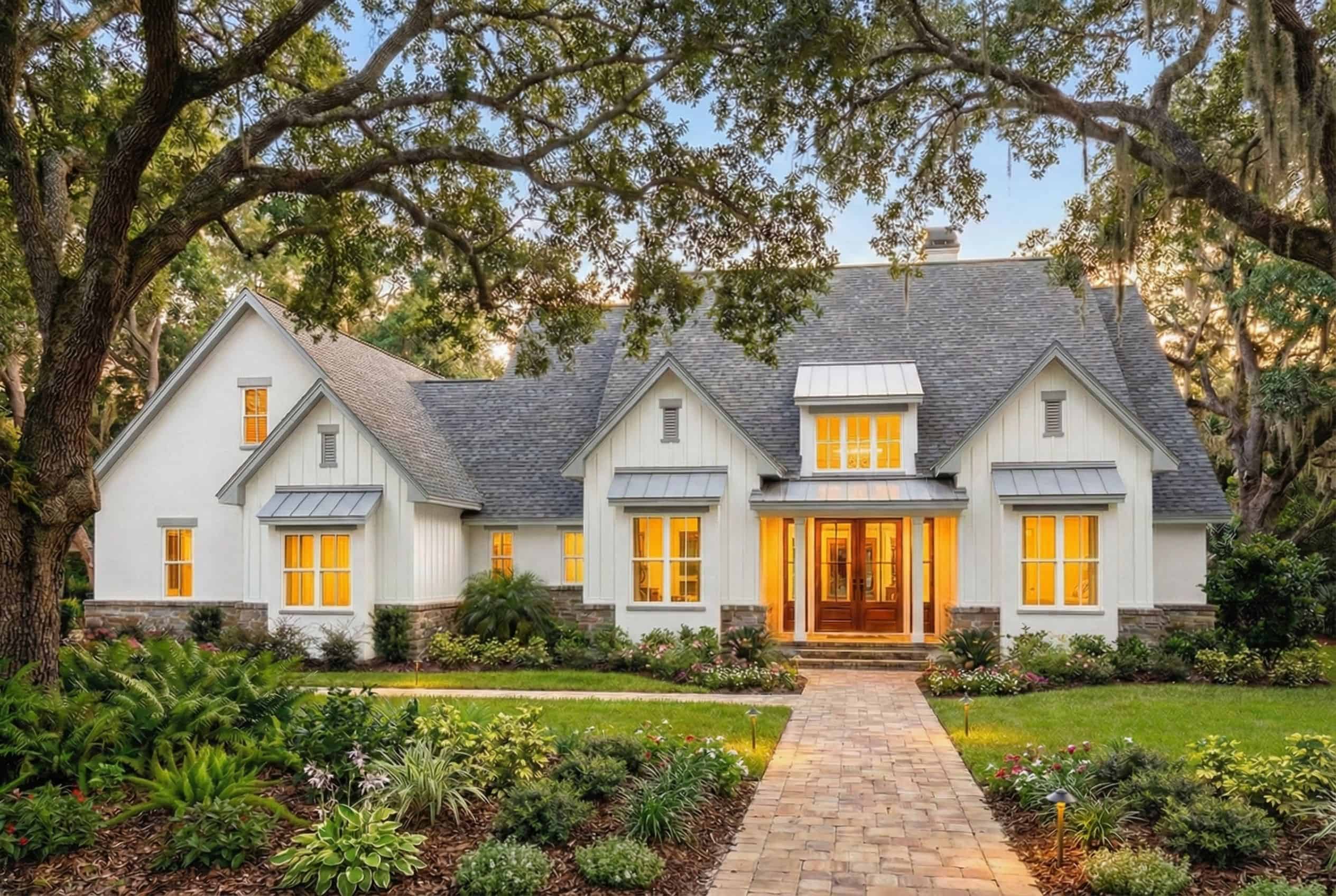 4-Bedroom, 2690 Sq Ft Modern Farmhouse Home Plan - 117-1156 - Main Exterior