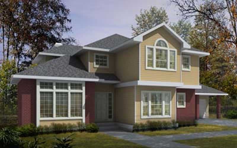 3-Bedroom, 2679 Sq Ft Traditional House Plan - 119-1002 - Front Exterior