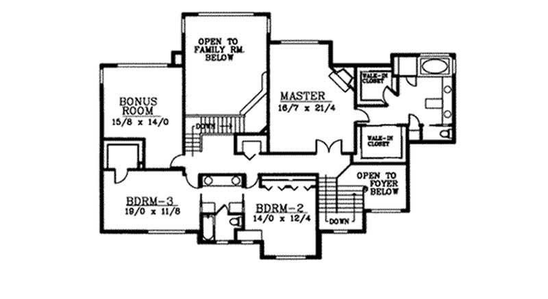 Upper Floor Plan