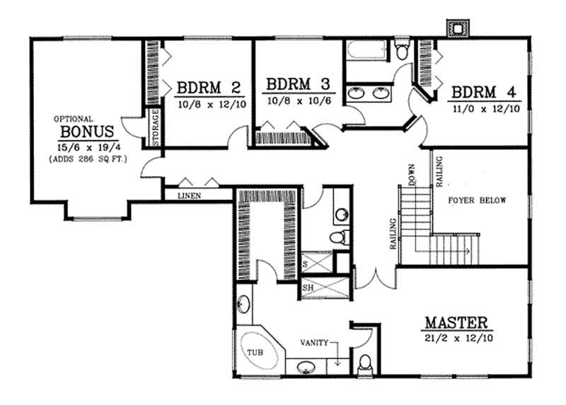 Upper Floor Plan