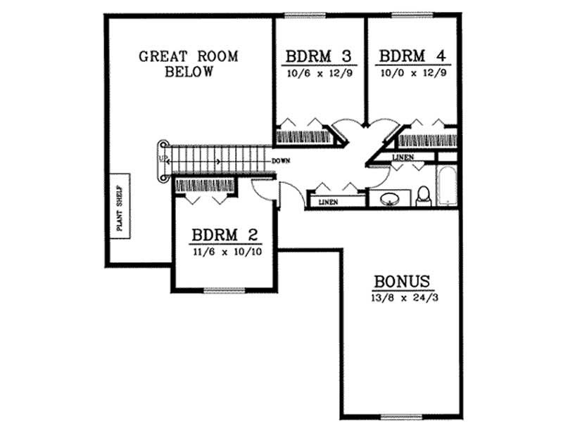 Upper Floor Plan