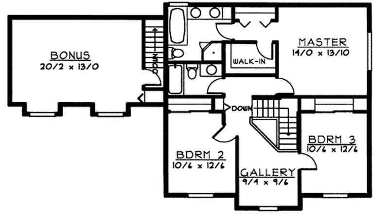 Upper Floor Plan