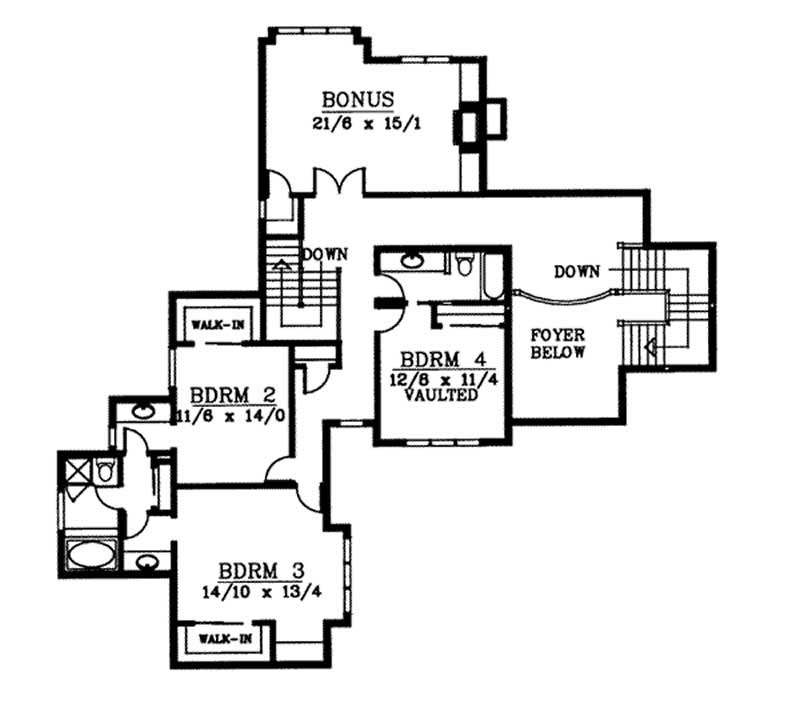Upper Floor Plan