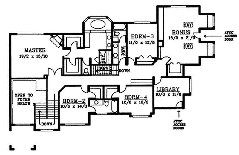Upper Floor Plan