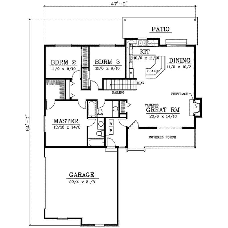 Floor Plan First Story