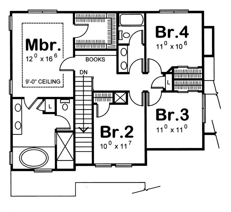 Upper Level Floor Plan