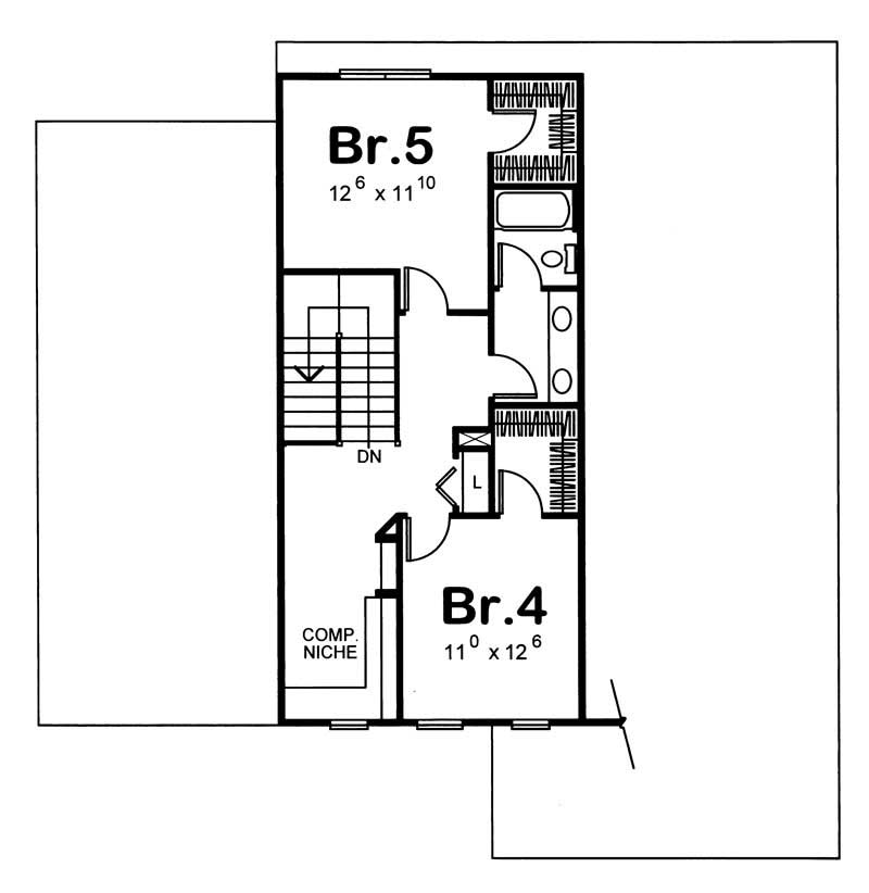Upper Level Floor Plan