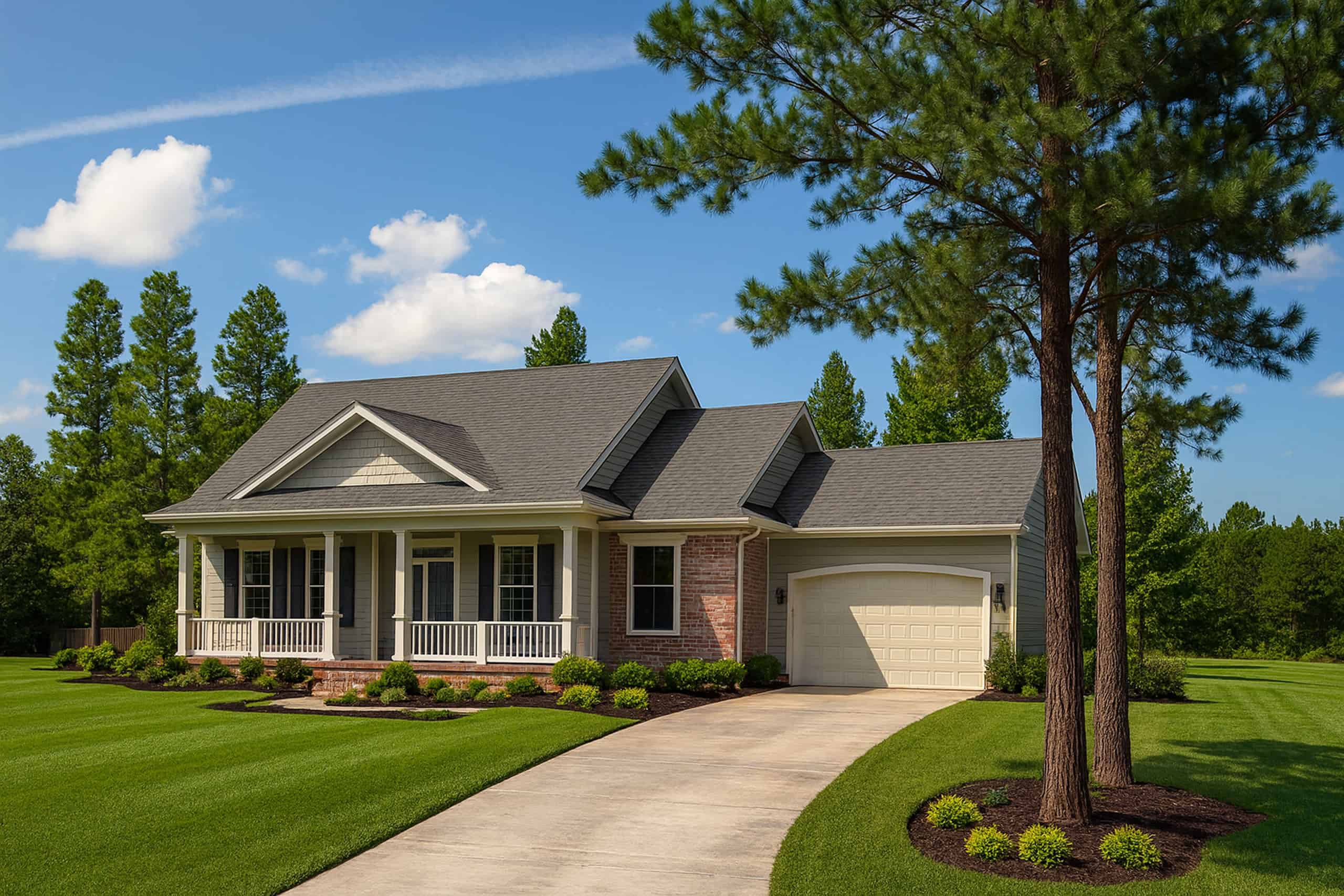 3-Bedroom, 2151 Sq Ft Country House Plan - 120-1072 - Front Exterior