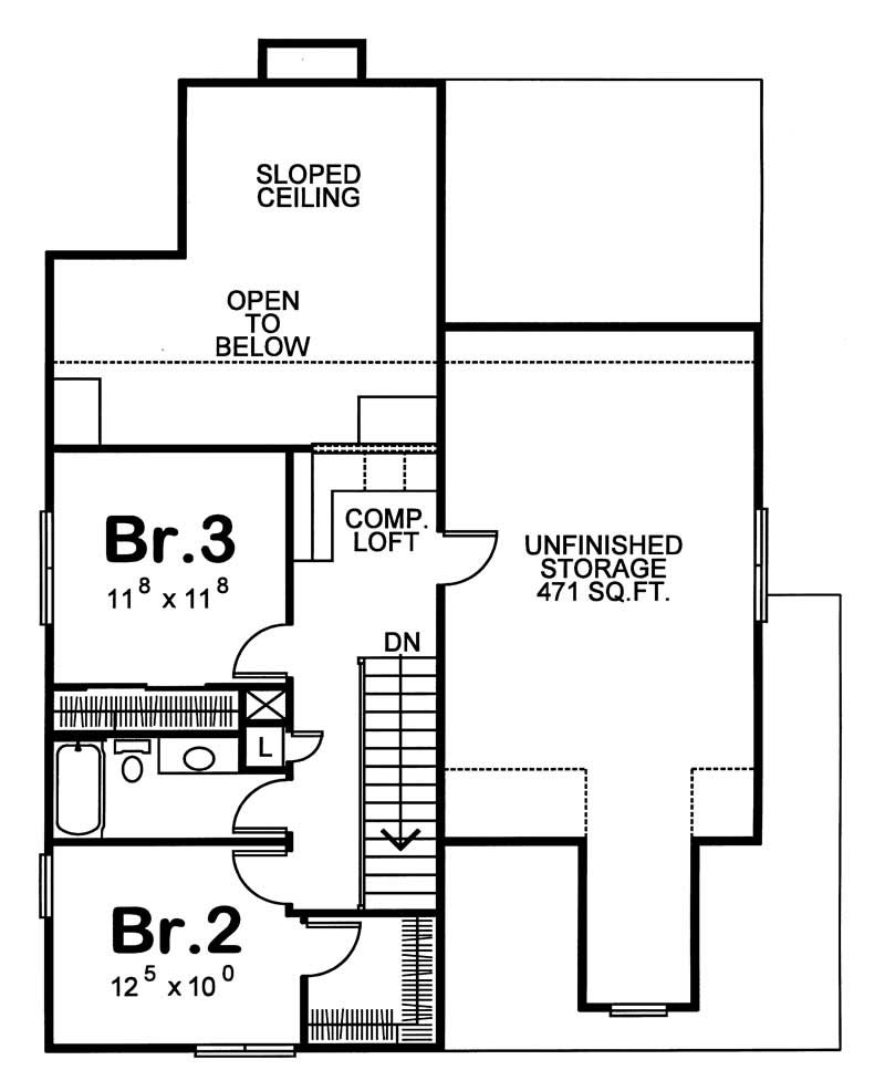 Upper Level Floor Plan