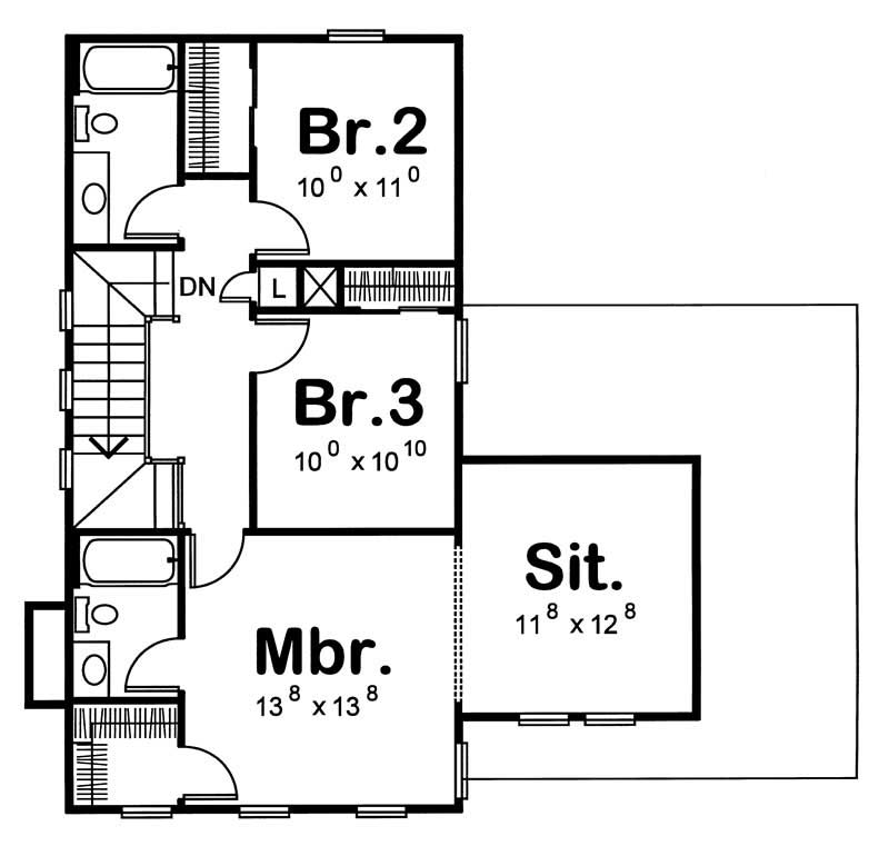 Upper Level Floor Plan