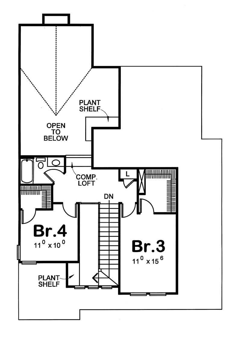 Upper Level Floor Plan