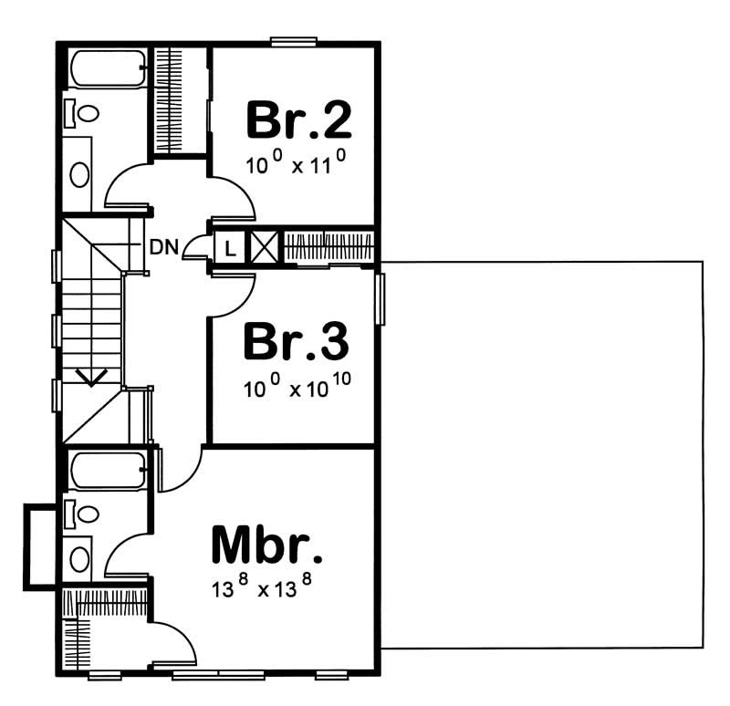 Upper Level Floor Plan