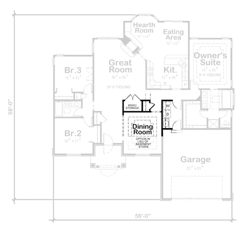 Floor Plan Main Level