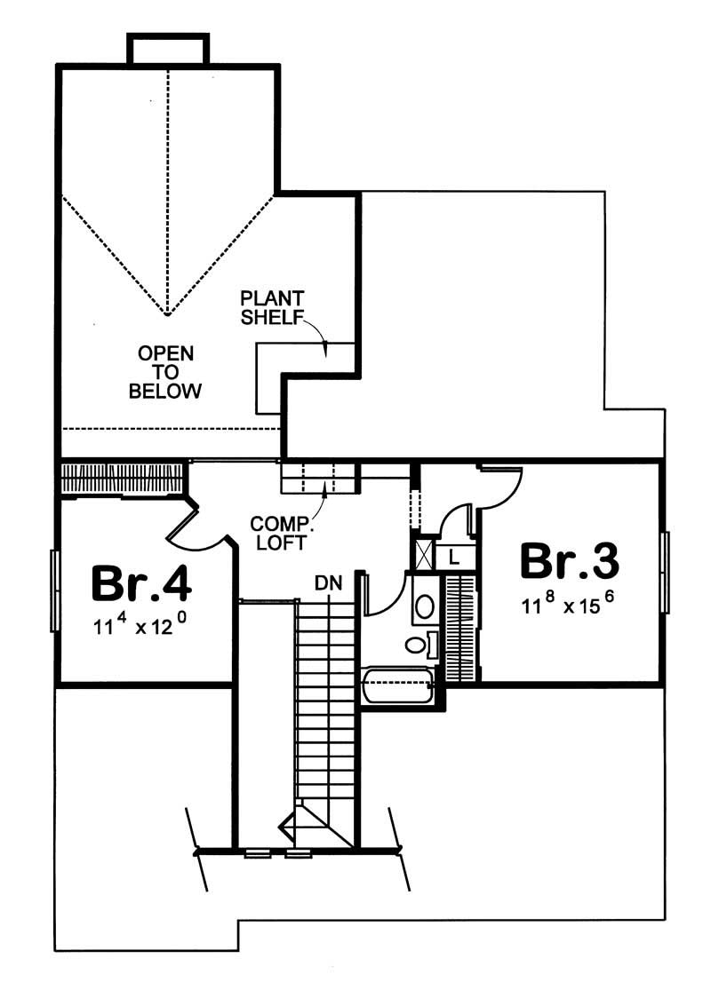 Upper Level Floor Plan