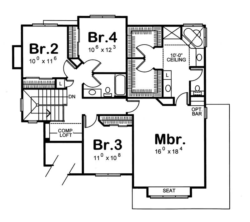 Upper Level Floor Plan
