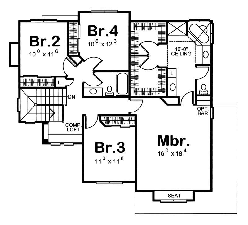 Upper Level Floor Plan