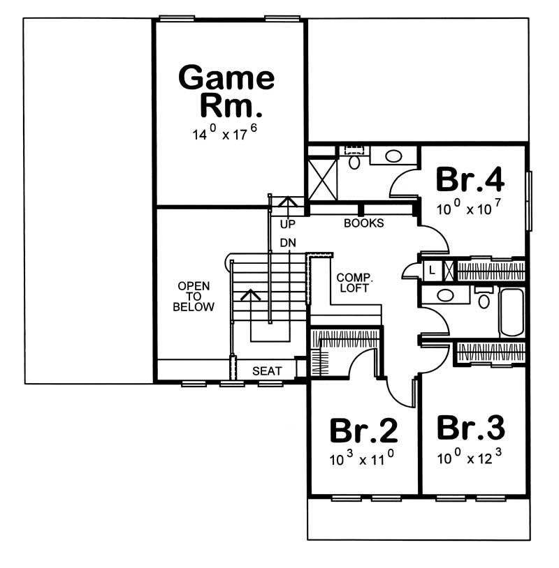 Upper Level Floor Plan