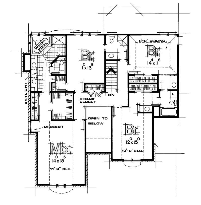 Upper Level Floor Plan