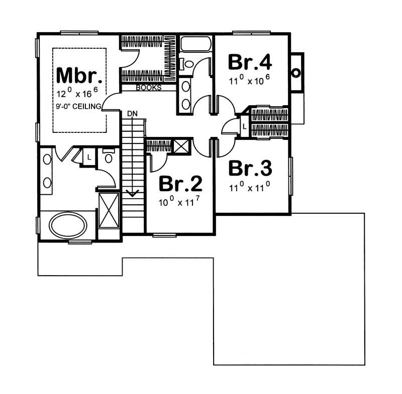 Upper Level Floor Plan